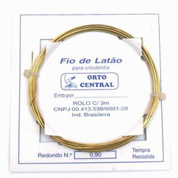 Fio De Latão 0.60Mm .023 Orto Central