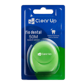 Fio Dental 50 Metros Menta Clear Up Multi Saúde Hc597