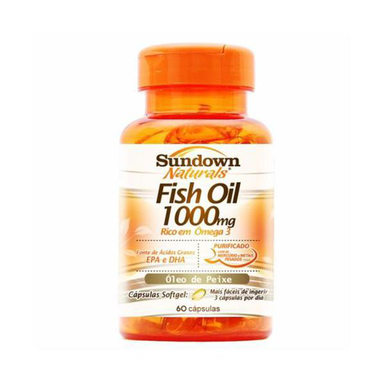 Fish Oil 1000Mg C 60 Cápsulas Sundown Vitaminas