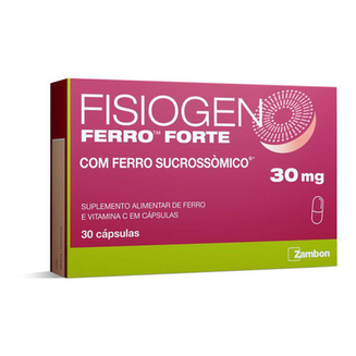 Fisiogen Ferro Forte Com 30 Cápsulas