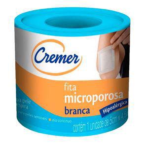 Fita Microporosa Curex Branca 5Cmx4,5Cm