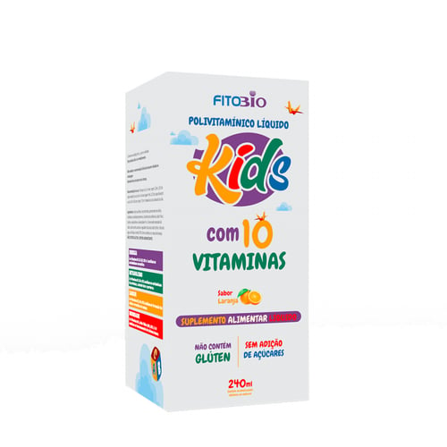 Imagem do produto Fitobio Kids 240Ml Laranja