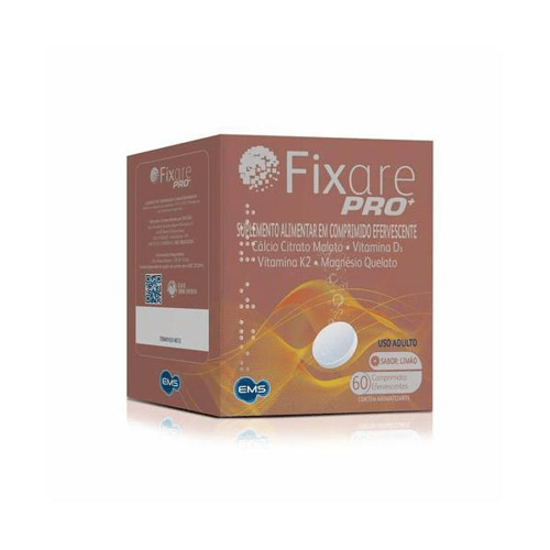 Fixare Pro+ Efervescente C/60 Comprimidos Sabor Limão