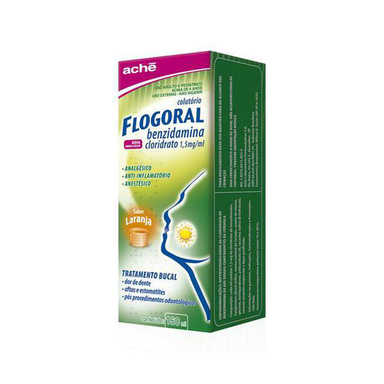 Imagem do produto Flogoral - Colutório Sabor Laranja 1,5Mg 150Ml