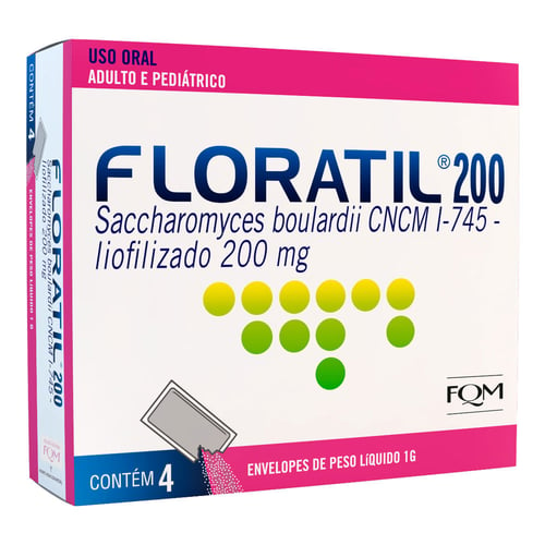 Imagem do produto Floratil Pediátrico 4 Envelopes 1G