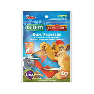 Flosser Gum Fio Dental Infantil Disney Lion Guard 40 Unidade