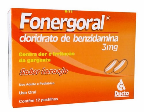 Imagem do produto Fonergoral 12 Pastilhas Laranja Ducto