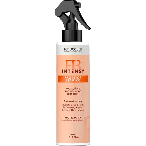 For Beauty Intensy Protetor Térmico Reparador Cabelos Indiciplinados 300Ml