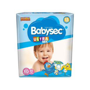 Imagem do produto Fralda Babysec Ultra Jumbo Xg 24