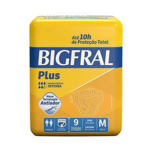 Fralda Bigfral - Plus Geriatrica Media 9Un