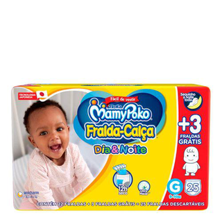 Imagem do produto Fralda Calça Infantil Mamypoko Dia&Noite Jumbinho G 22 Unidades 22 Unidades