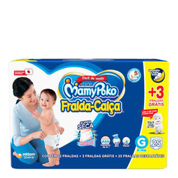 Imagem do produto Fralda Calça Infantil Mamypoko Super Seca Jumbinho G 22 Unidades 22 Unidades