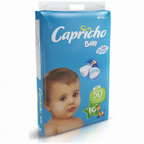 Imagem do produto Fralda Capricho Baby Hiper Com 50 Unidades Tamanho Eg