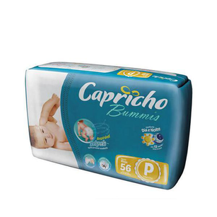 Imagem do produto Fralda Capricho Bummis P Mega 56Un. Grátis Toalhas Umedecidas Snoopy 50Un.