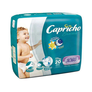 Imagem do produto Fralda Capricho Bummis Xxg Jumbo 20Un. Grátis Toalhas Umedecidas Snoopy 50Un.