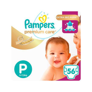 Imagem do produto Fralda - Descartavel Pampers Premium Care Mega P Com 56 Unidades