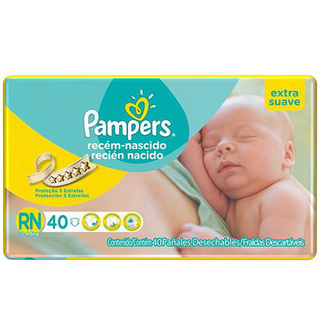 Imagem do produto Fralda - Descartavel Pampers Recem Nascido Com 40 Unidades