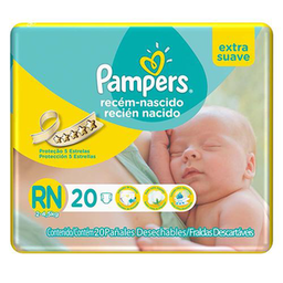 Fralda Descartável Pampers Rn 20 Unidades - Pampers Recem Nascido C 20