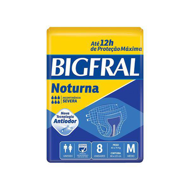 Imagem do produto Fralda - Descartavel Para Incontinencia Big Fralda Noturna Med08 Unidades