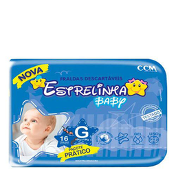 Fralda Estrelinha Baby Pratico Tam G