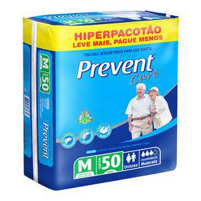 Fralda Geriátrica Prevent Hiper M Com 50 Unidades