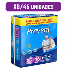 Imagem do produto Fralda Geriátrica Prevent Hiper Xg Com 46 Unidades