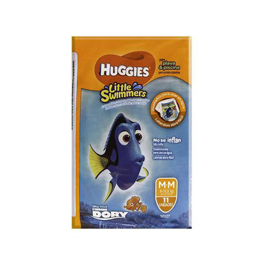 Imagem do produto Fralda Huggies Little Swimmers Tamanho M Pacote 11 Fraldas Descartáveis