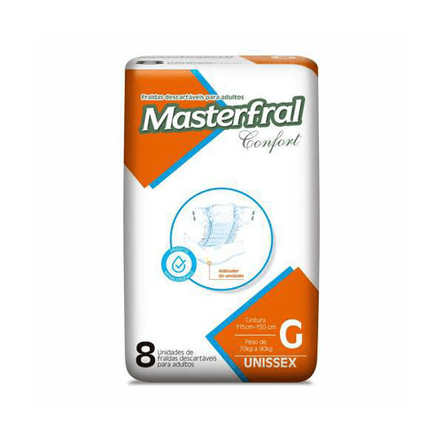 Fralda Masterfral G 8 Unidades