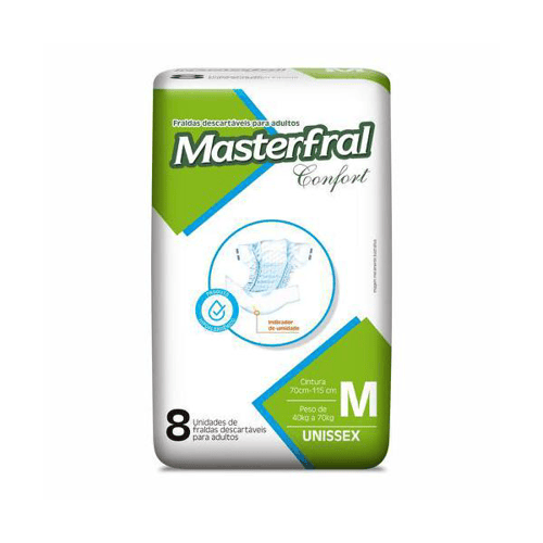 Imagem do produto Fralda Masterfral M 8 Unidades