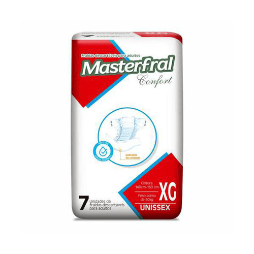 Fralda Masterfral Xg 7 Unidades