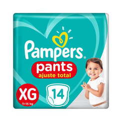 Fralda Pampers Confort Sec Pants Pacotão Xg 14 Unidades