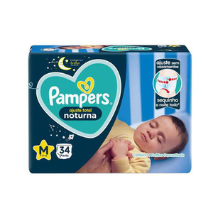 Fralda Pampers Pants Ajuste Total M 20 Unidades - Promofarma