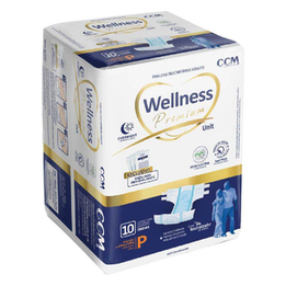 Fralda Wellness Geriatrica Premium Unissex Com 10 Tamanho P