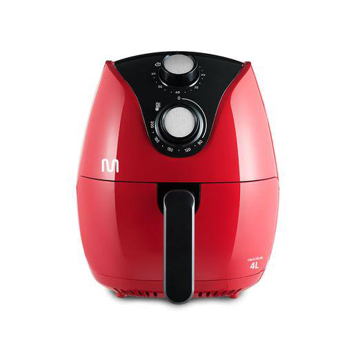 Fritadeira Elétrica Air Fryer 4 Litros 1500W220v Vermelha Multilaser Ce084out [Reembalado]