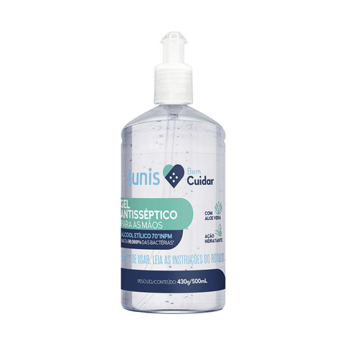 Gel Antisseptico Lunis Bem Cuidar 500Ml