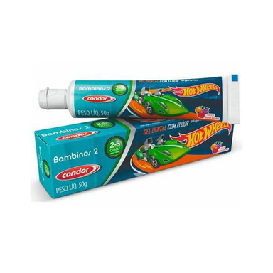 Imagem do produto Gel Dental - Condor Bambinos 3 50G Hot Wheels