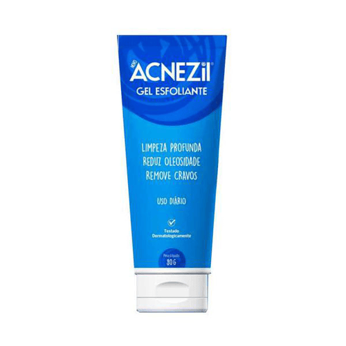 Gel Esfoliante De Limpeza Profunda Acnezil 80G