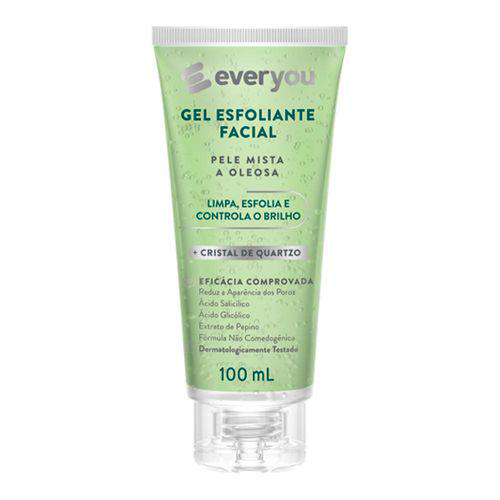 Gel Esfoliante Facial Ever You Pele Mista À Oleosa 100Ml