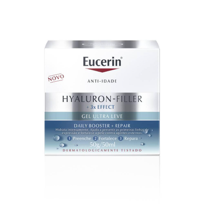 Gel Facial Anti-Idade Eucerin Hyaluron-Filler Daily Booster + Repair 50Ml