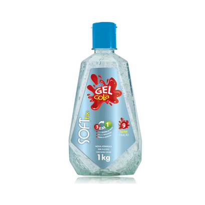 Imagem do produto Gel Fixador Cola Soft Azul 1Kg