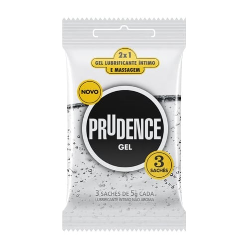 Imagem do produto Gel Lubrificante Prudence Neutro Com 3 Sachês