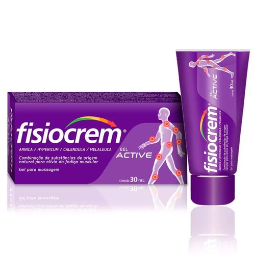 Gel Para Massagem Fisiocrem Active 30Ml