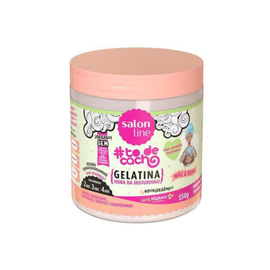 Gelatina Capilar #Todecacho Salon Line Mãe E Filha 500G