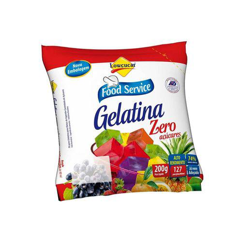 Gelatina Lowçucar Sabor Uva Refil 200G