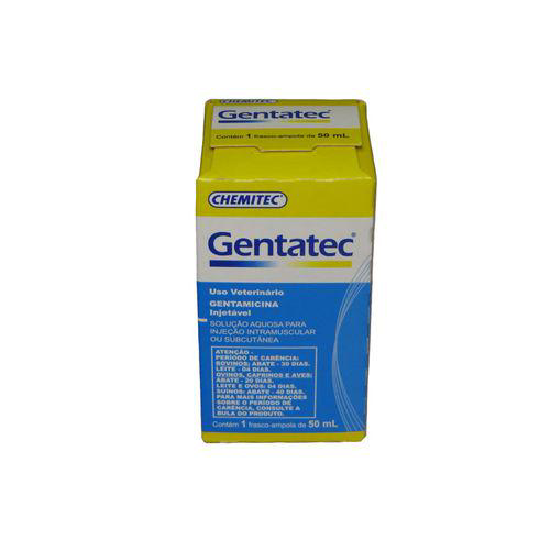 Gentatec Chemitec Injetável 50Ml