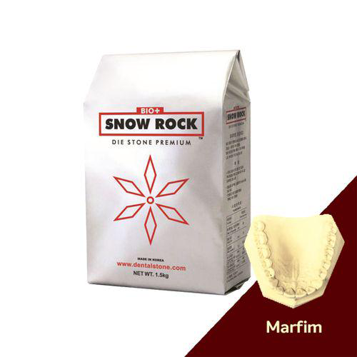 Gesso Snow Stone Premium Marfim 1,5Kg Odontomega