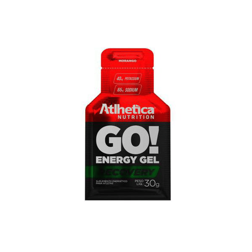 Imagem do produto Go! Energy Gel Recovery Morango Atlhetica Nutrition