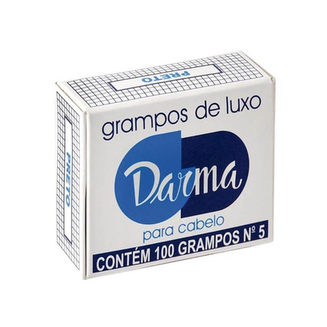 Grampo Darma Luxo N5 Preto/100 - N5 Preto 100Un