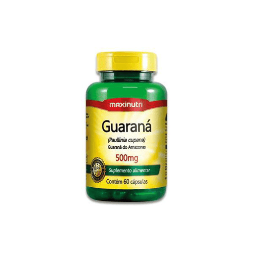 Guarana 500Mg C/60Caps Maxinutri