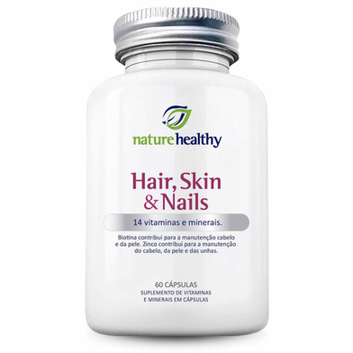 Hair, Skin E Nails Nature Healthy C/ 60 Cápsulas